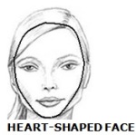 Heart shaped face